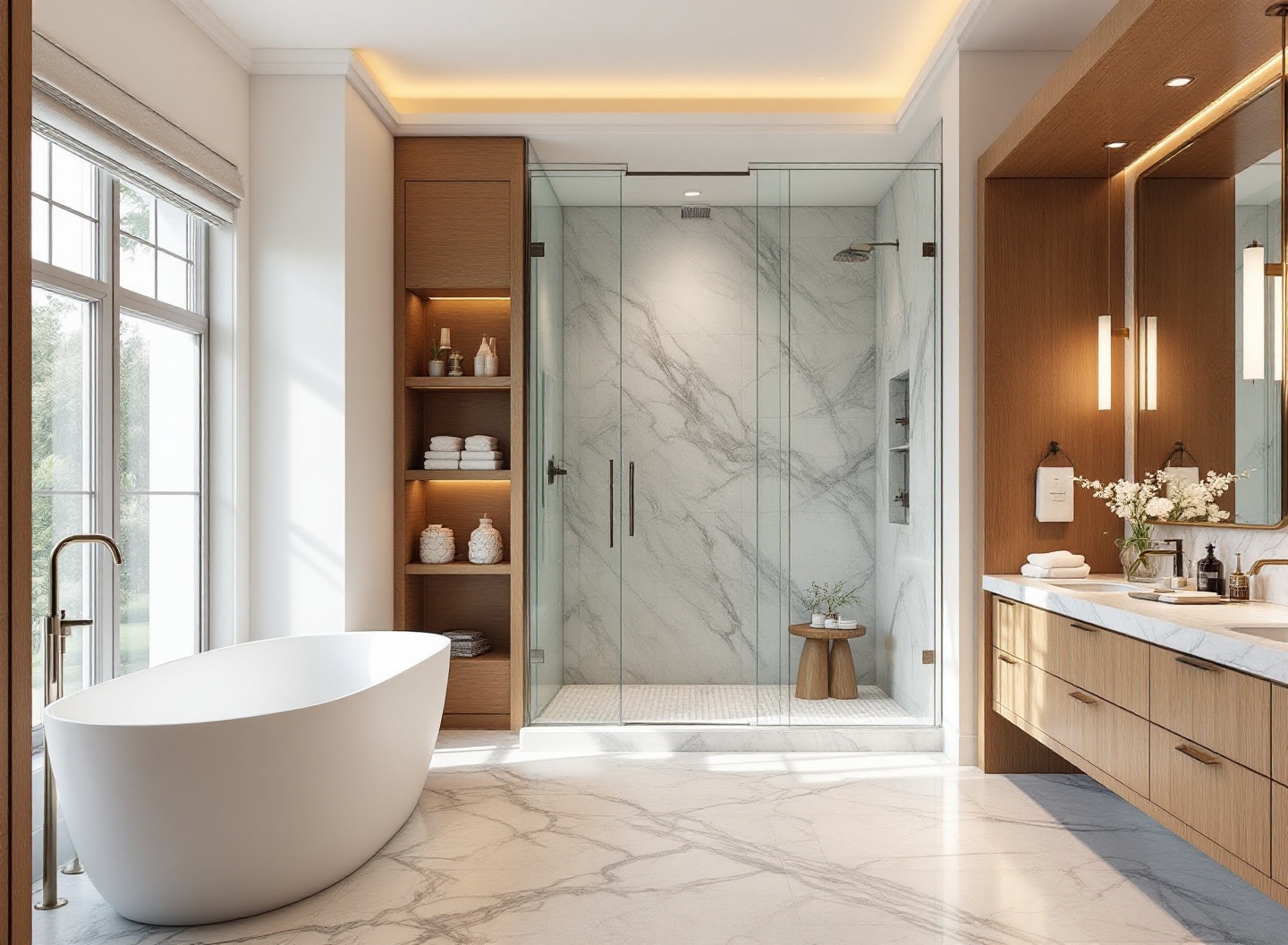 Spa bathroom remodel in South Florida